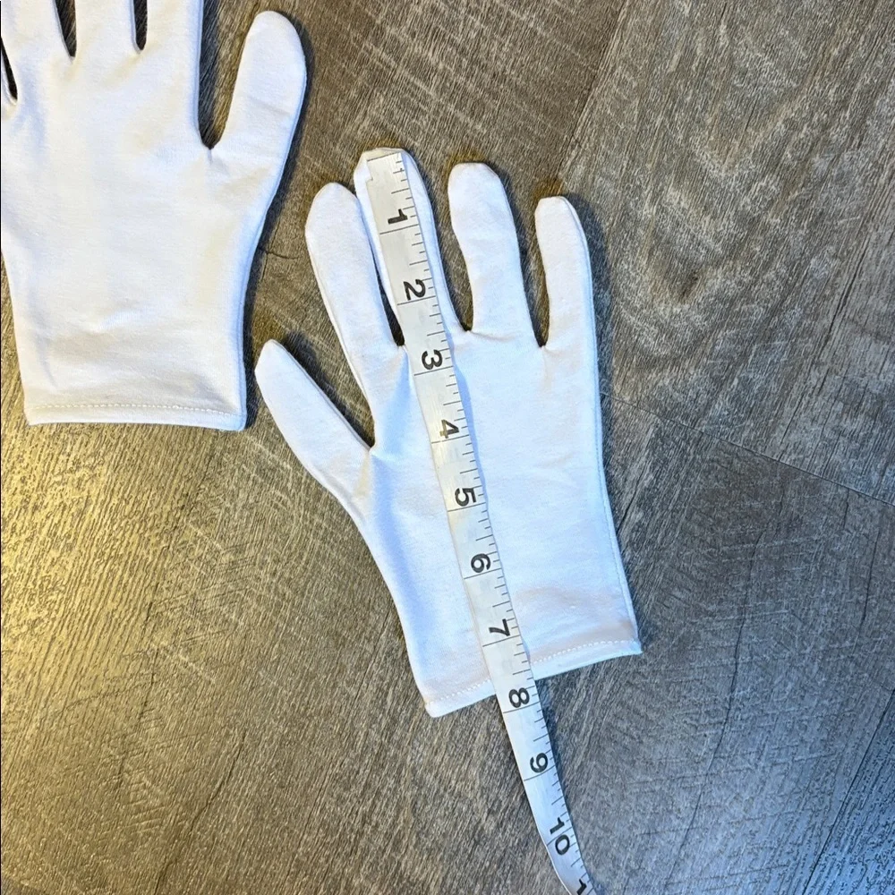 Unbranded White Church Dress Up Short Gloves